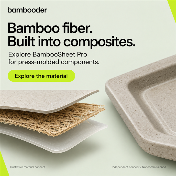 bambooder — Bamboo fiber. Built into composites.